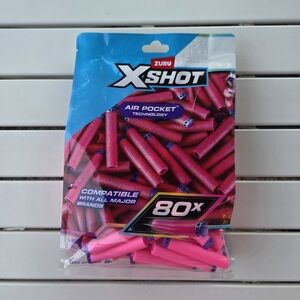 Zuru xshot air pocket technology 80x pink ages 8+ Brand new